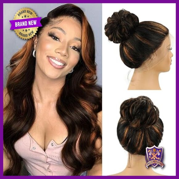 20 Inch Human Hair 360 Lace Front Wig Glueless Pre Plucked Full Lace main image 5